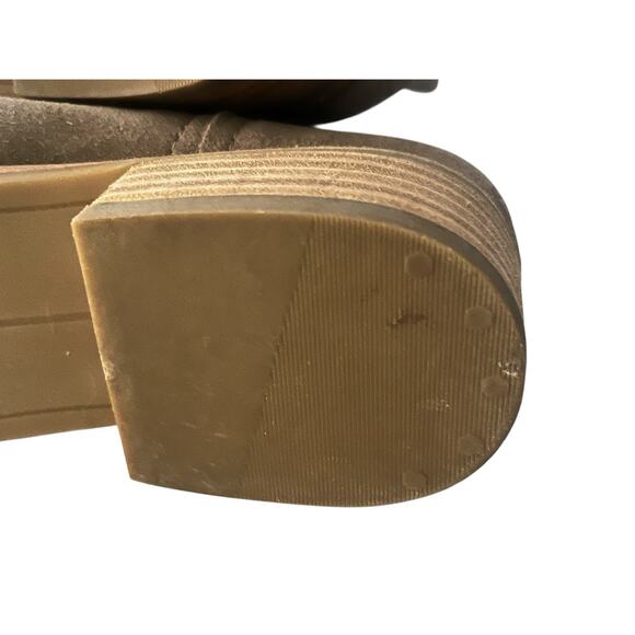 NWOB Dolce Vita Trist Tay Ankle Boots •Women 8.5• Dark Taupe Suede Pull On - Picture 8 of 11